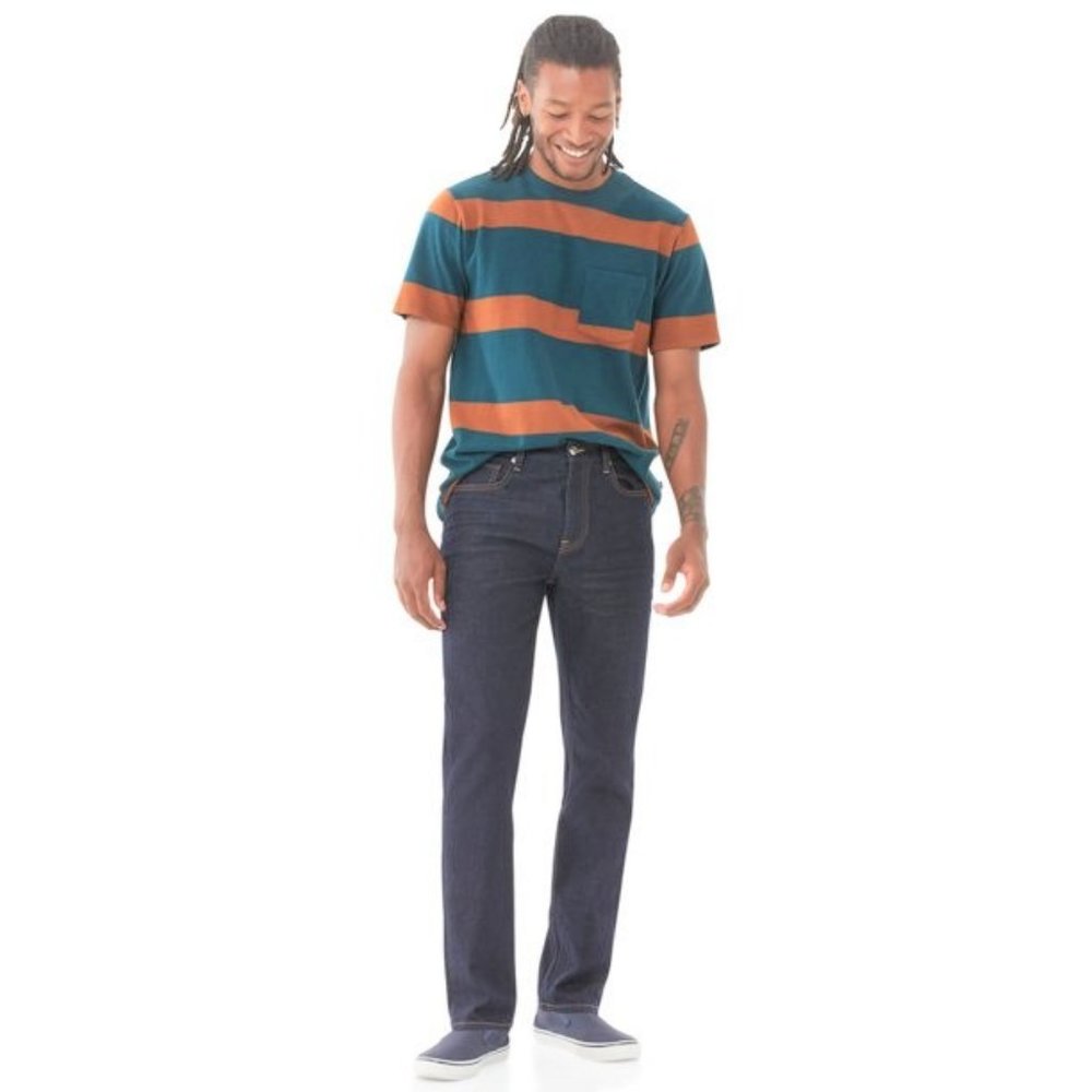 Free Assembly Mens Dark Blue 5-Pocket Athletic Slim Fit Jeans 30X32 & 30X30 NWT